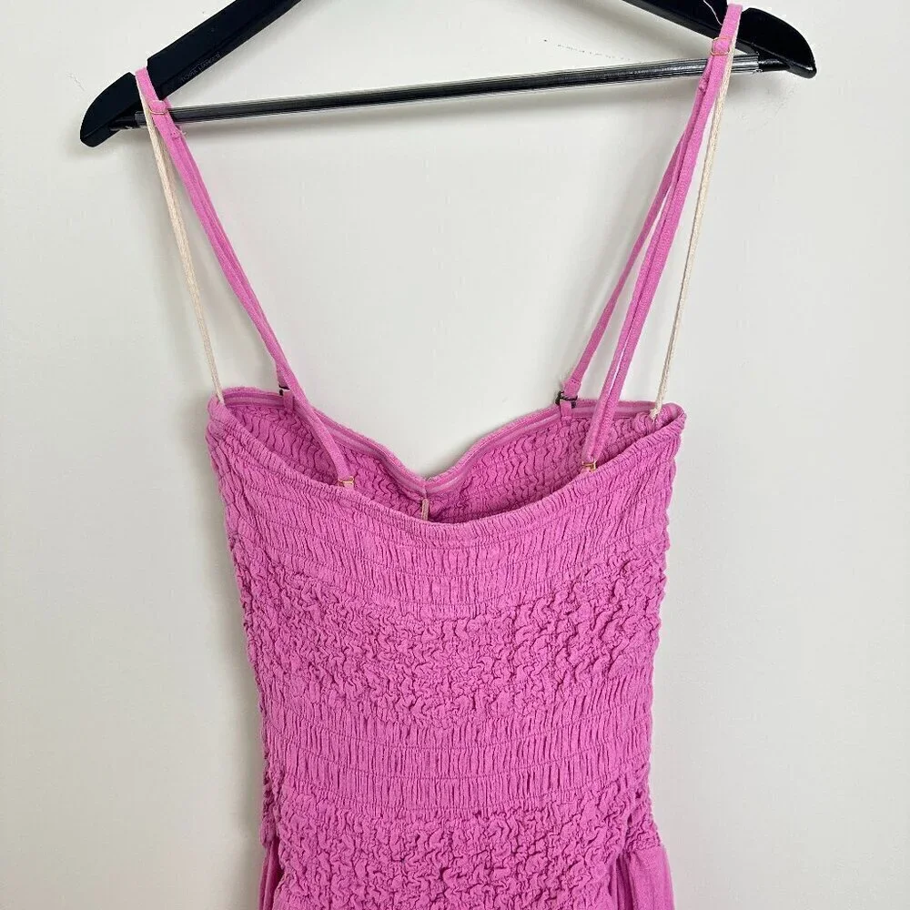 FREE PEOPLE Sparkling Moment Midi Dress in Sugar Magnolia Size Small